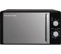 RUSSELL HOBBS RHM2060B Compact Solo Microwave - Black & Silver