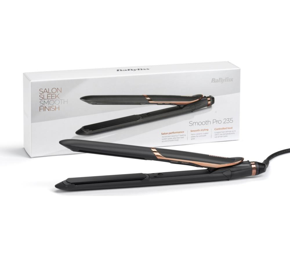 BABYLISS Smooth Pro 235 Hair Straightener - Black