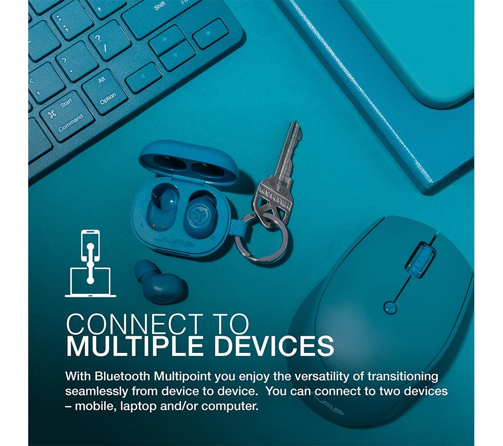 JLAB AUDIO JBuds Mini Wireless Bluetooth Earbuds - Aqua Teal