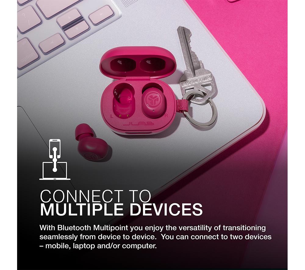 JLAB AUDIO JBuds Mini Wireless Bluetooth Earbuds - Pink