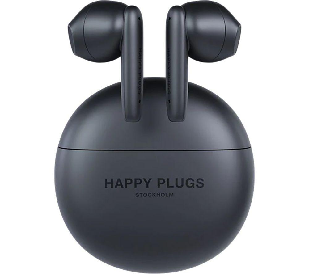 HAPPY PLUGS Joy Lite Wireless Bluetooth Earbuds - Black