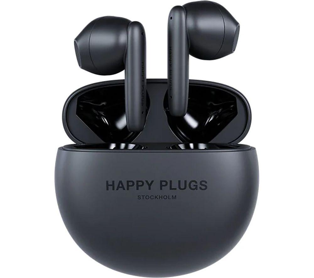 HAPPY PLUGS Joy Lite Wireless Bluetooth Earbuds - Black