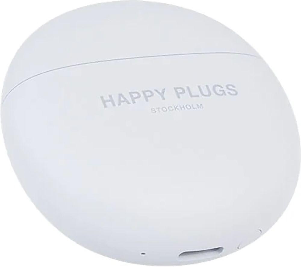 HAPPY PLUGS Joy Lite Wireless Bluetooth Earbuds - White