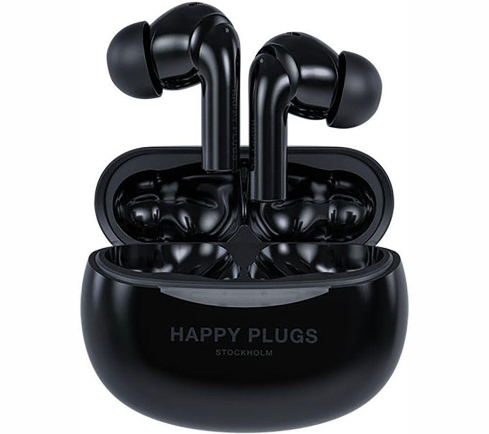HAPPY PLUGS Joy Pro Wireless Bluetooth Noise-Cancelling Earbuds - Black