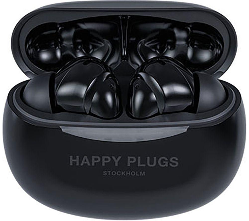 HAPPY PLUGS Joy Pro Wireless Bluetooth Noise-Cancelling Earbuds - Black