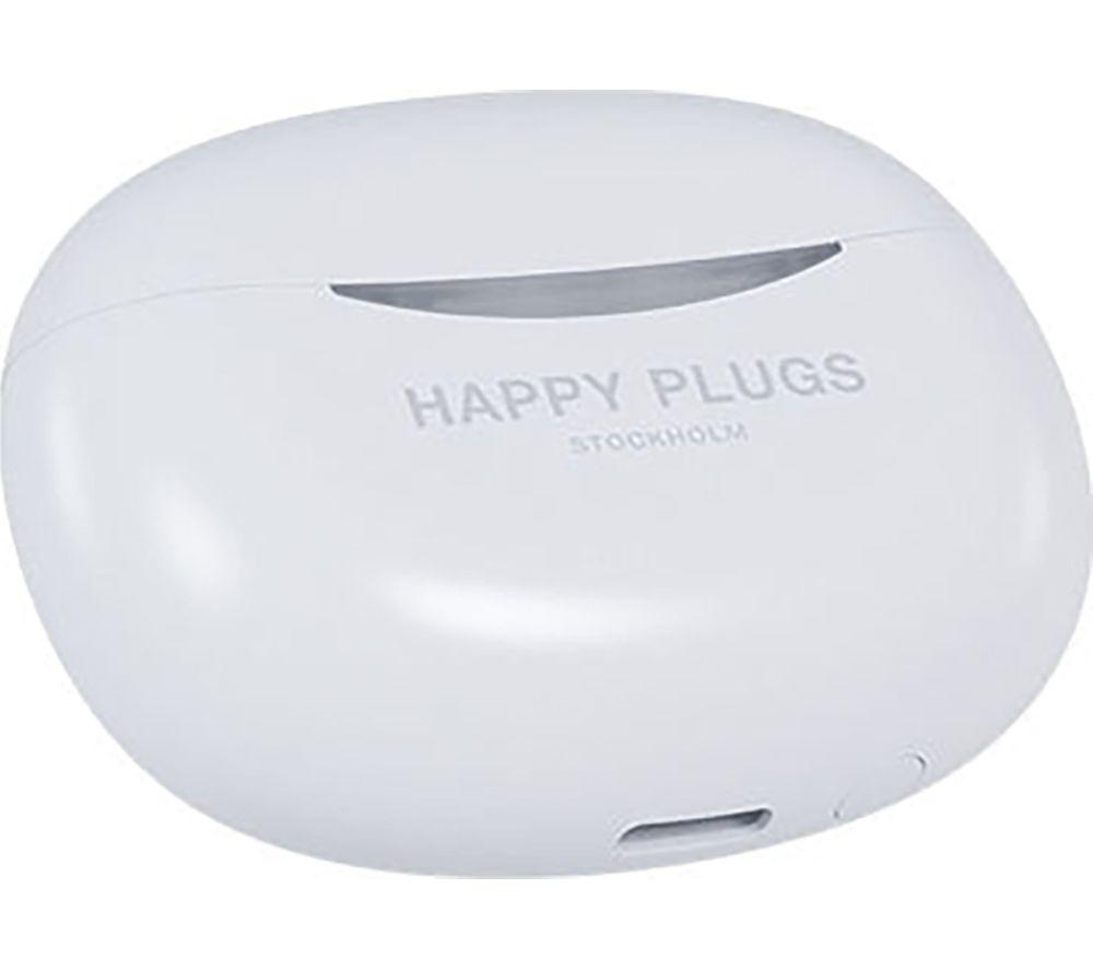 HAPPY PLUGS Joy Pro Wireless Bluetooth Noise-Cancelling Earbuds - White