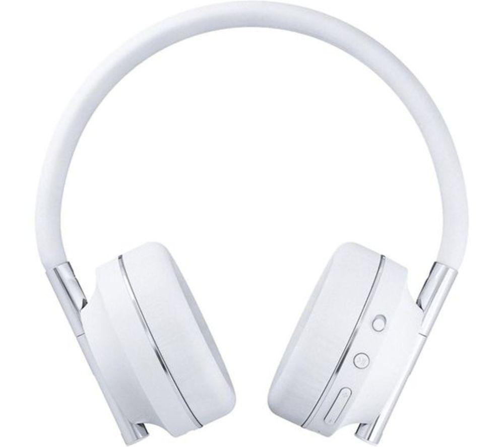HAPPY PLUGS Play Auriculares Bluetooth Inalámbricos para Niños - Blanco