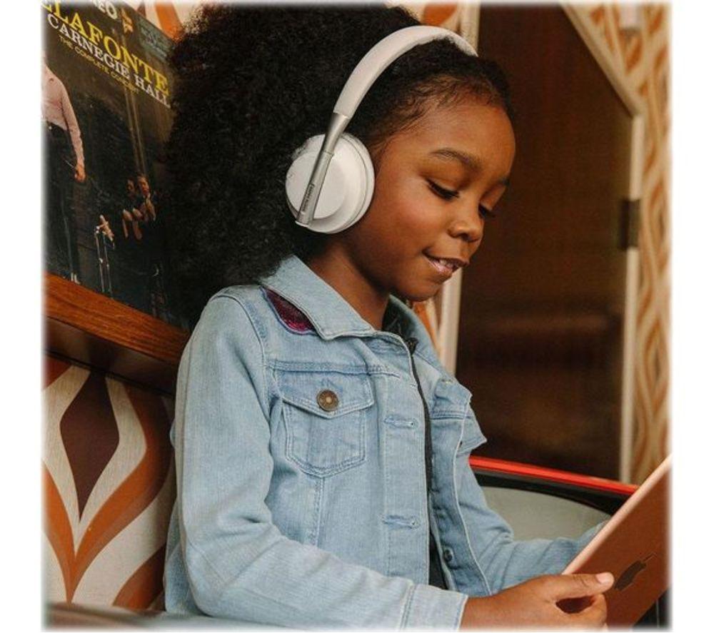 HAPPY PLUGS Play Auriculares Bluetooth Inalámbricos para Niños - Blanco