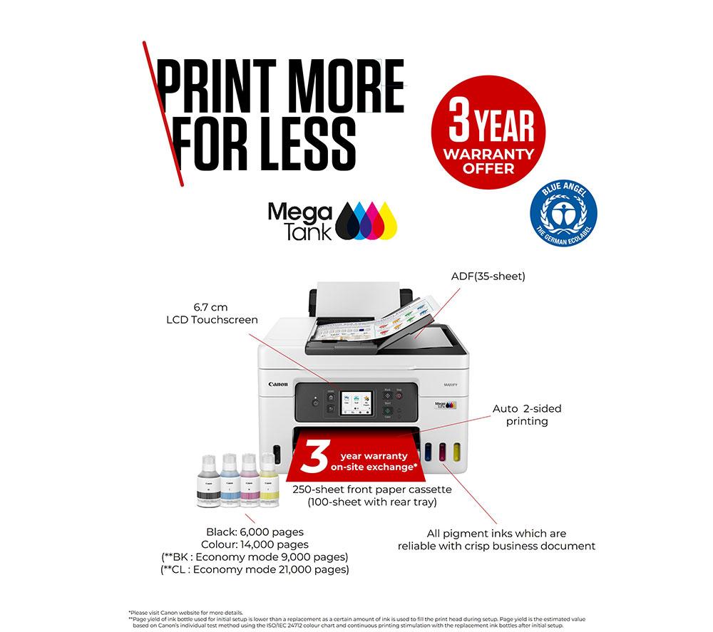 CANON MAXIFY GX4050 All-in-One Wireless Inkjet Printer with Fax