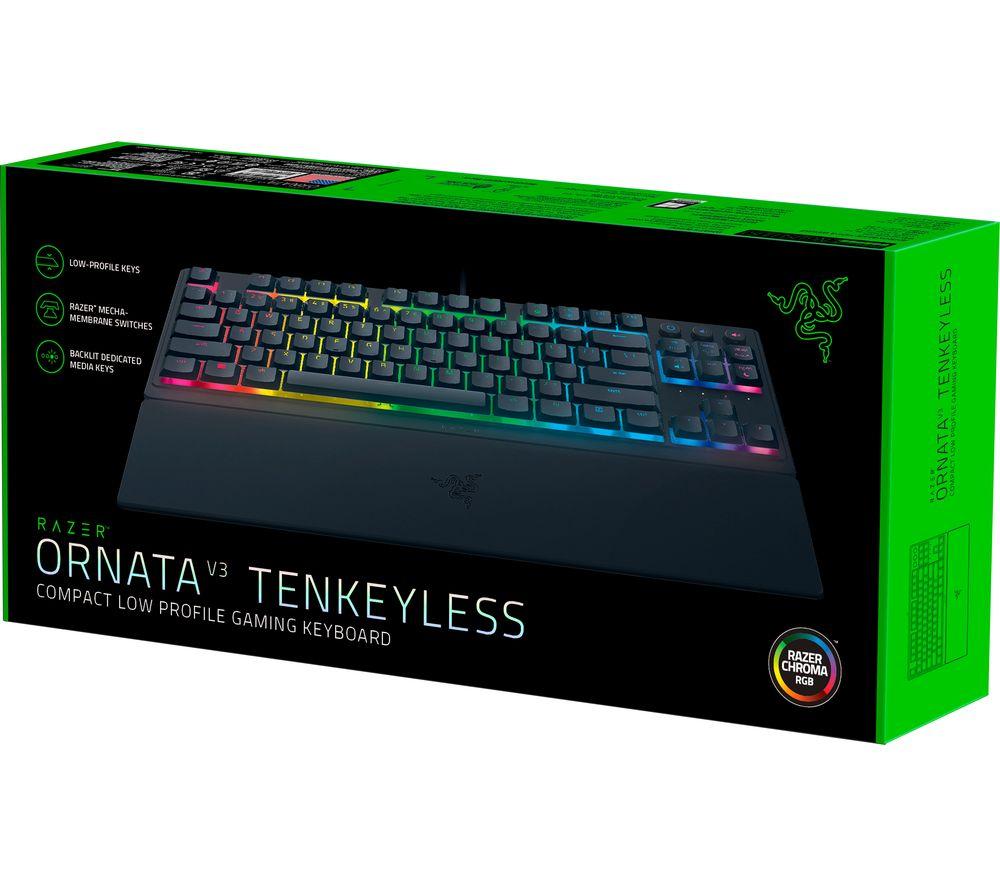 RAZER Ornata V3 TKL Gaming Keyboard - Black