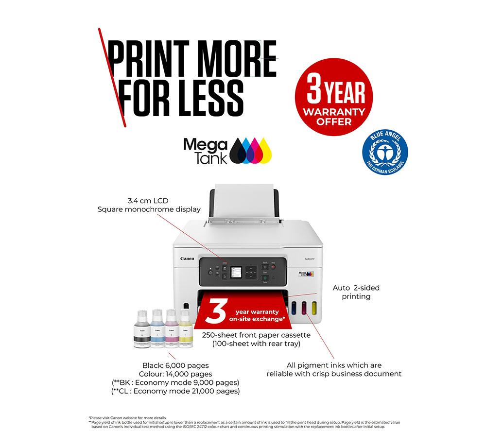 CANON MAXIFY GX3050 All-in-One Wireless Inkjet Printer