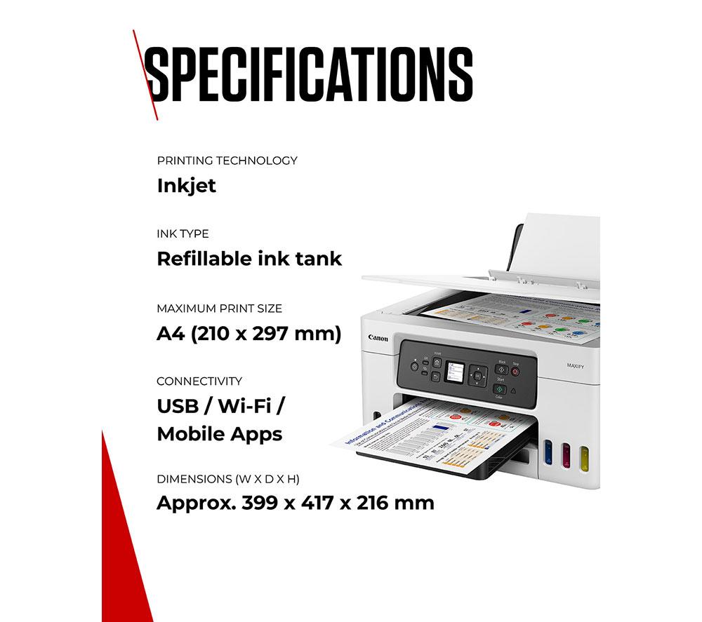 CANON MAXIFY GX3050 All-in-One Wireless Inkjet Printer