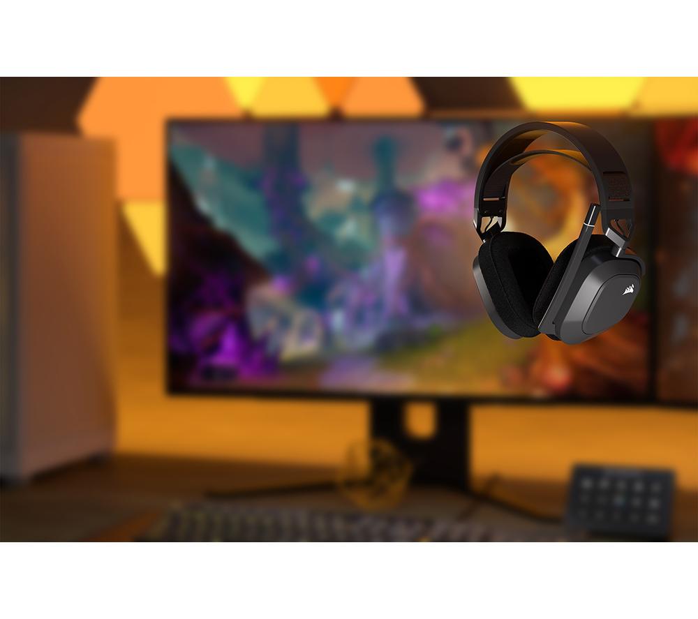CORSAIR HS80 MAX Kabelloses Gaming-Headset - Grau