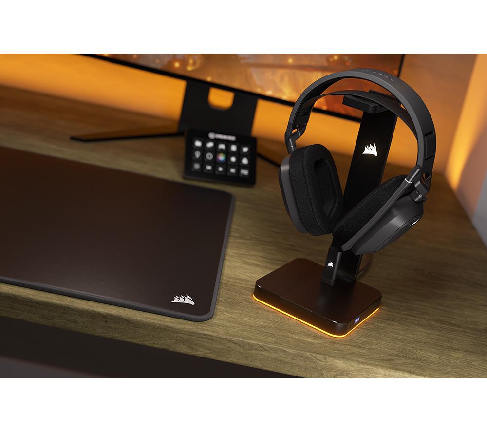 CORSAIR HS80 MAX Kabelloses Gaming-Headset - Grau