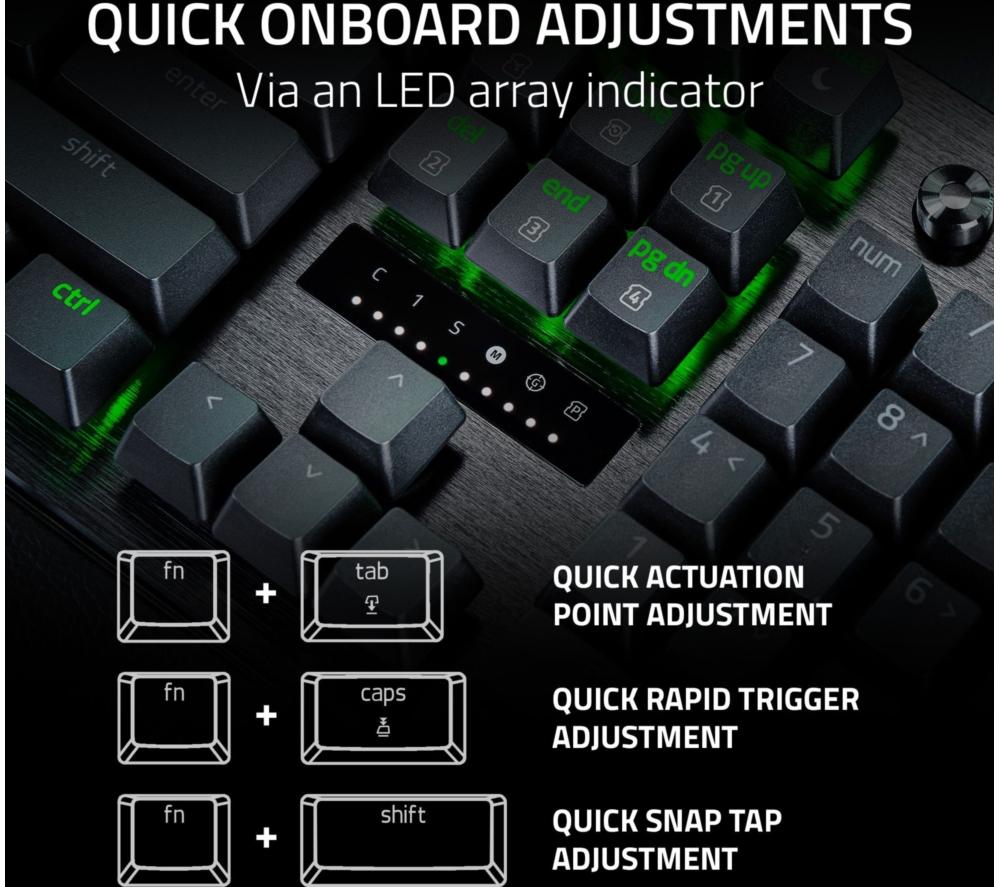 RAZER Huntsman V3 Pro Gaming Keyboard - Black