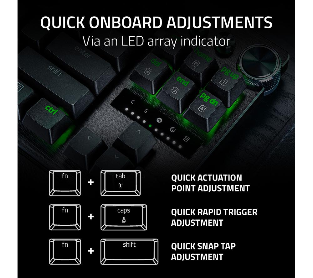 RAZER Huntsman V3 Pro TKL Mechanische Gaming-Tastatur - Schwarz