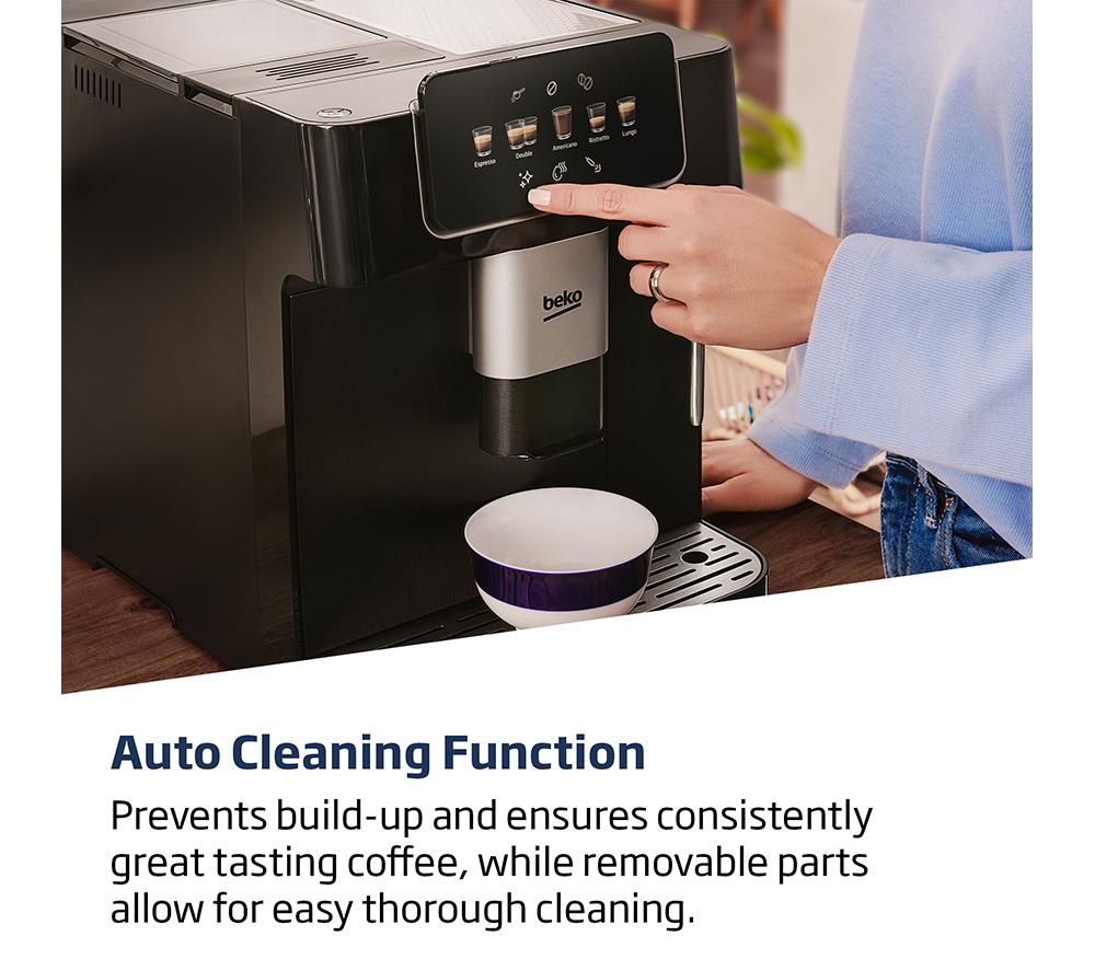 Cafetera automática BEKO CaffeExperto CEG7302B - Negra