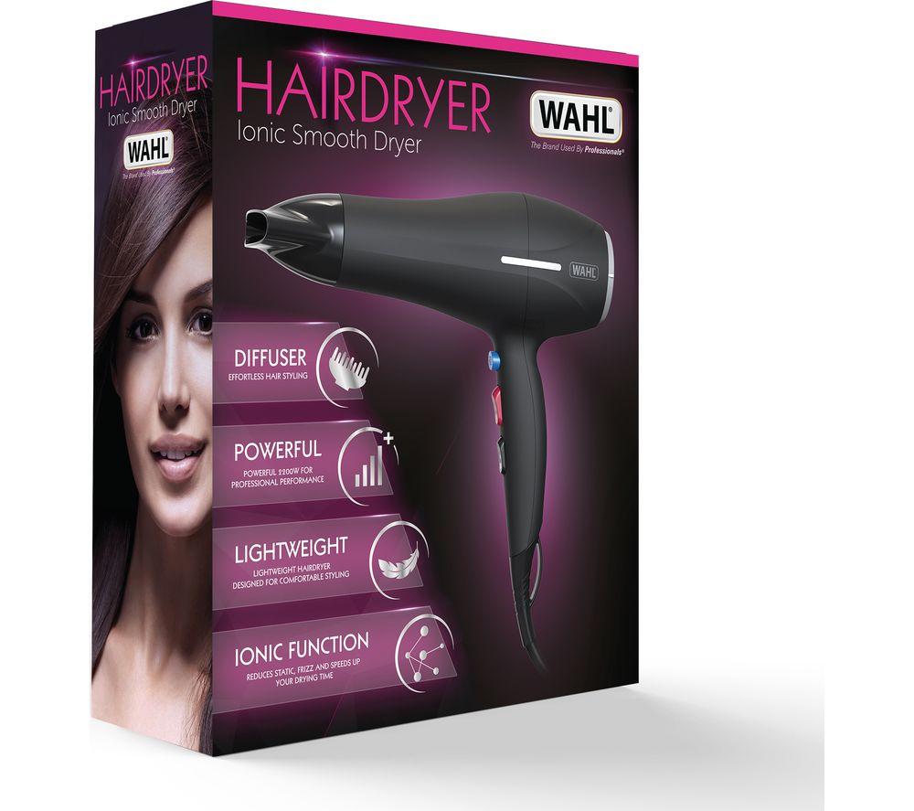 WAHL ZY105 Ionic Smooth Hair Dryer - Black