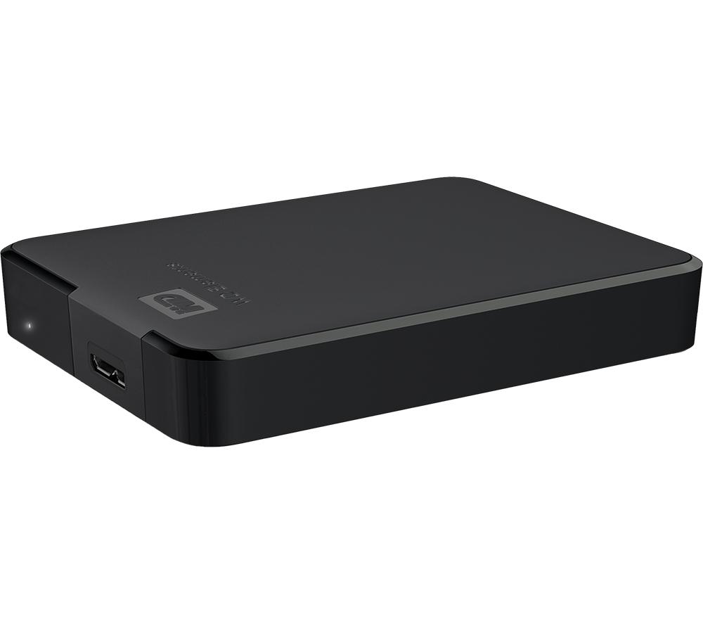 WD Elements Portable Hard Drive - 5 TB, Black
