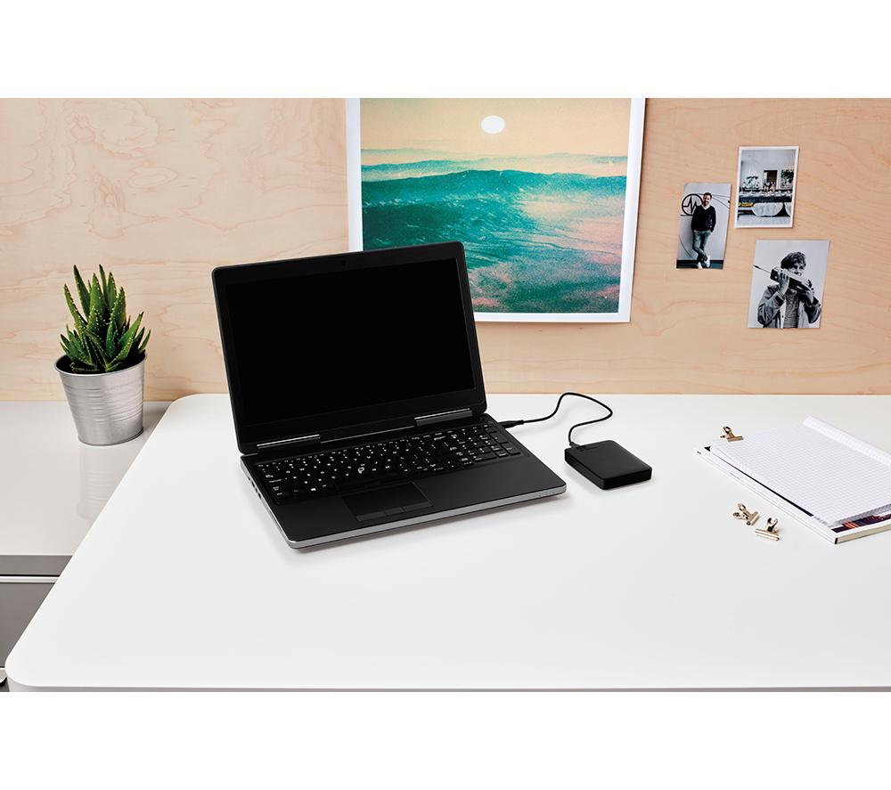 WD Elements Portable Hard Drive - 5 TB, Black