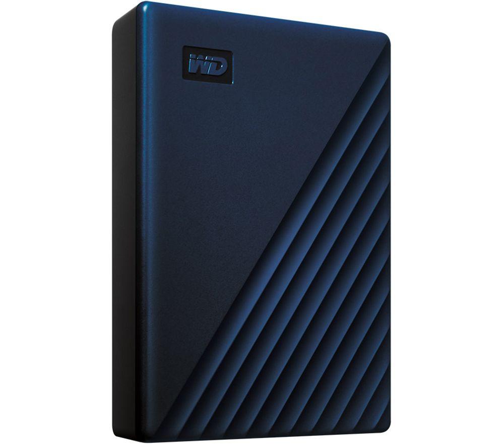 WD My Passport Portable Hard Drive for Mac - 5 TB, Blue