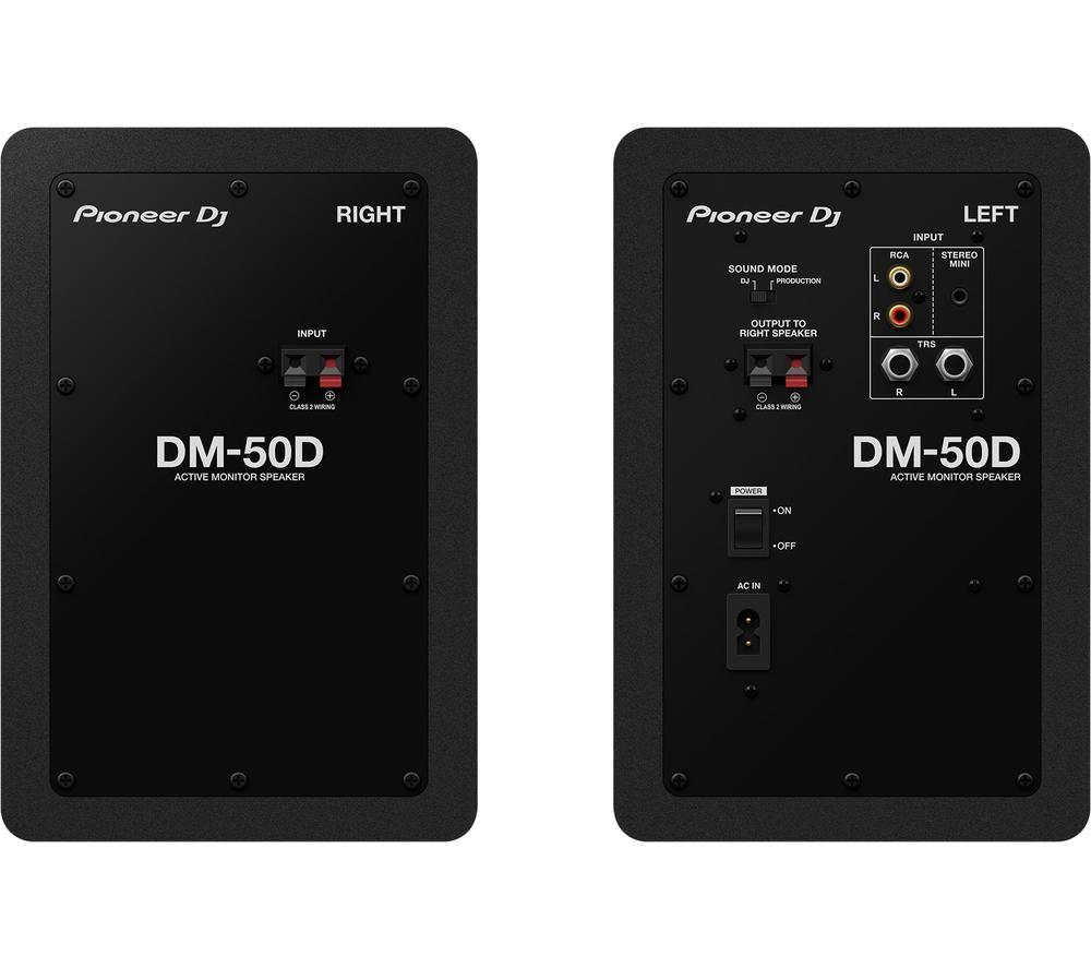 Monitores PIONEER DJ DM-50D - Negros
