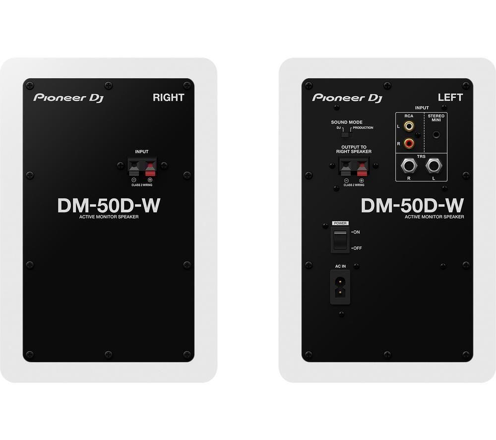 Altavoces de monitorización PIONEER DJ DM-50D-W - Blanco