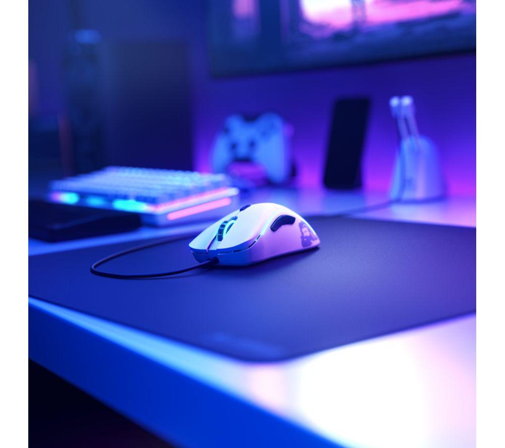 GLORIOUS Model D RGB Optical Gaming Mouse - Matte White
