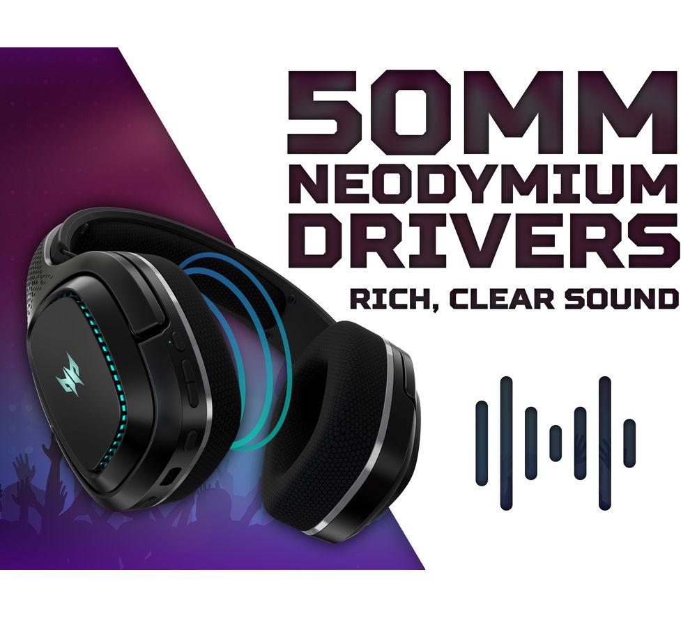 ACER Predator Galea 550 Kabelloses Gaming-Headset - Schwarz