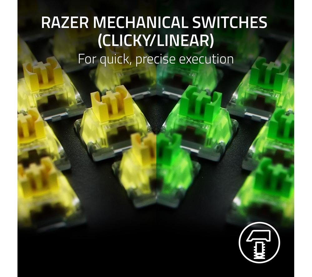 RAZER Blackwidow V4 X Mechanische Gaming-Tastatur - Schwarz