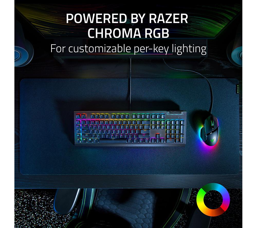 RAZER Blackwidow V4 X Mechanische Gaming-Tastatur - Schwarz