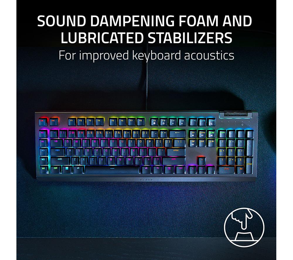 RAZER Blackwidow V4 X Mechanische Gaming-Tastatur - Schwarz