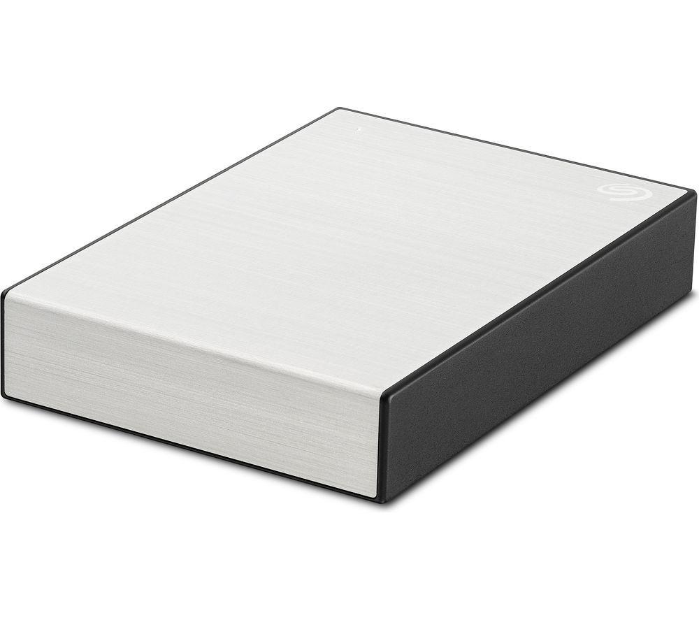 SEAGATE One Touch Portable Hard Drive - 4 TB, Silver
