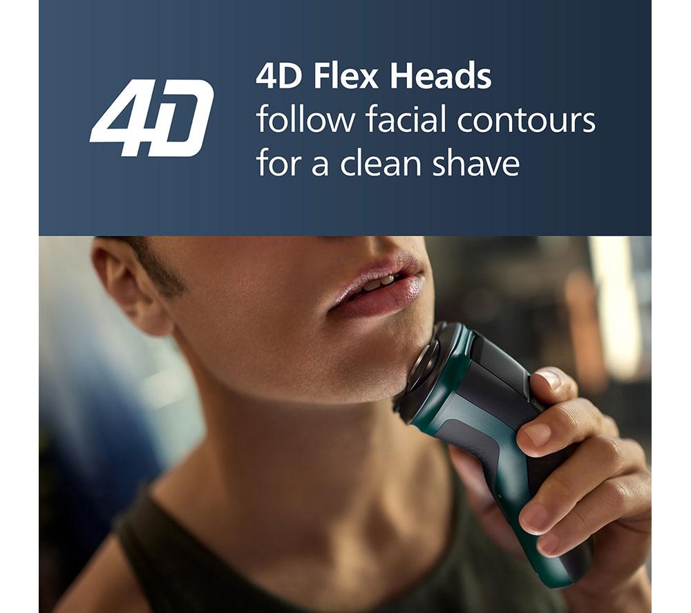 PHILIPS 3000X Series X3052/00 Wet & Dry Rotary Shaver - Dark Forest Green
