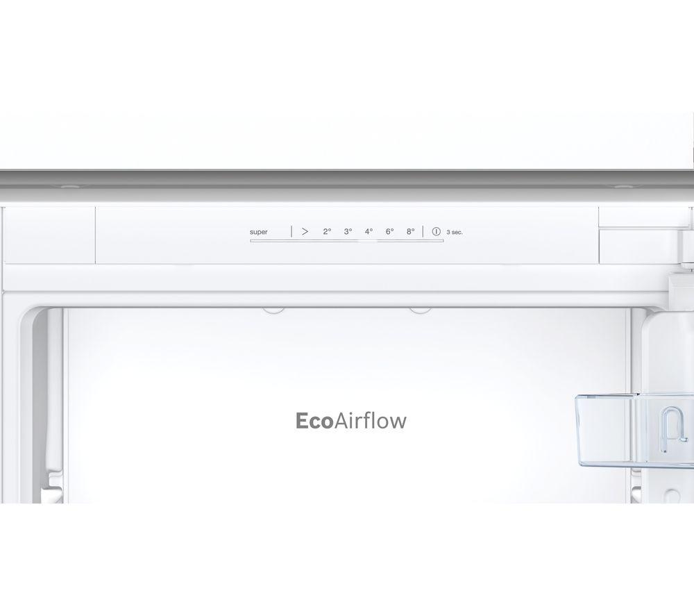 BOSCH Serie 2 KIN86NSE0G Frigorífico Combi Integrable 60/40 - Puerta Deslizante