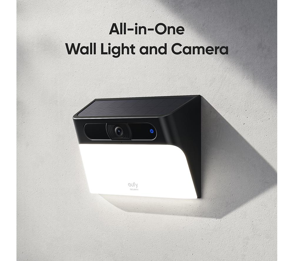 EUFY S120 Solar Wall Light 2K WiFi Security Camera