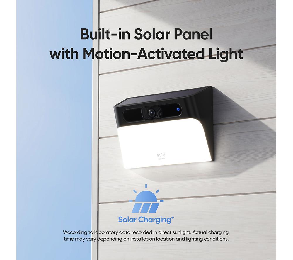 EUFY S120 Solar Wall Light 2K WiFi Security Camera