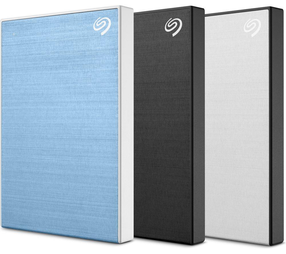 SEAGATE One Touch Portable Hard Drive - 1 TB, Silver