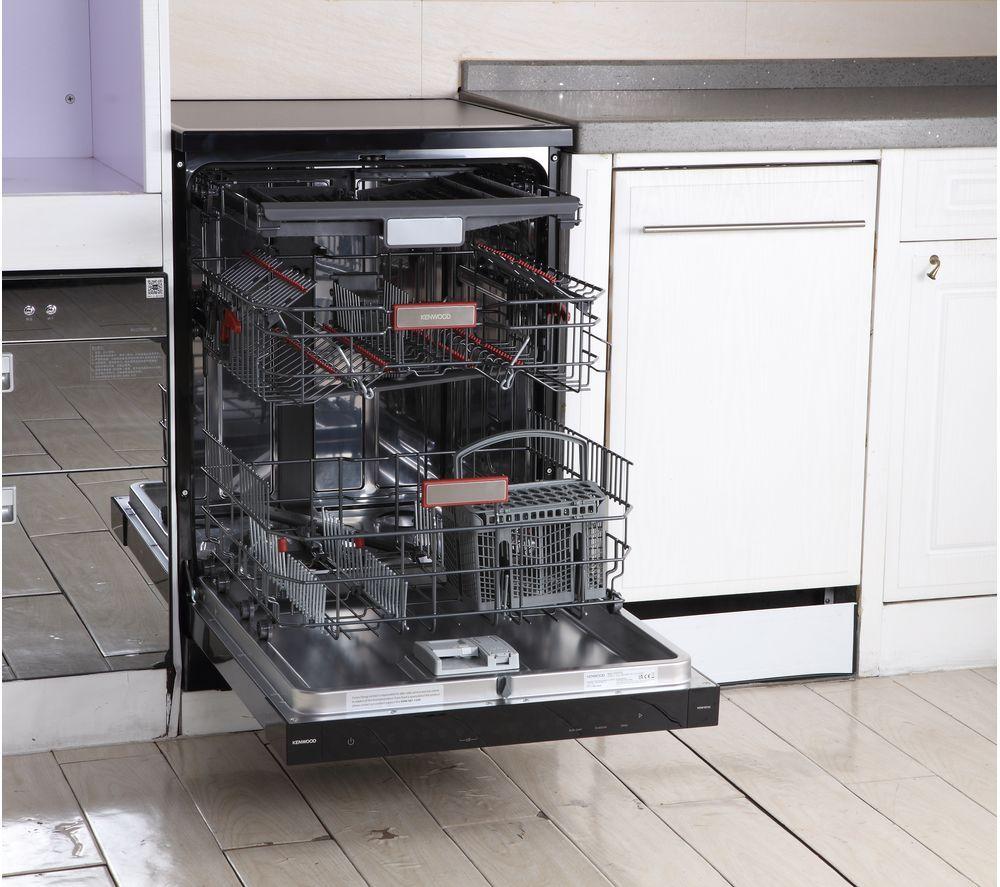 Lavavajillas de tamaño completo KENWOOD KDW16T23 - Inox negro