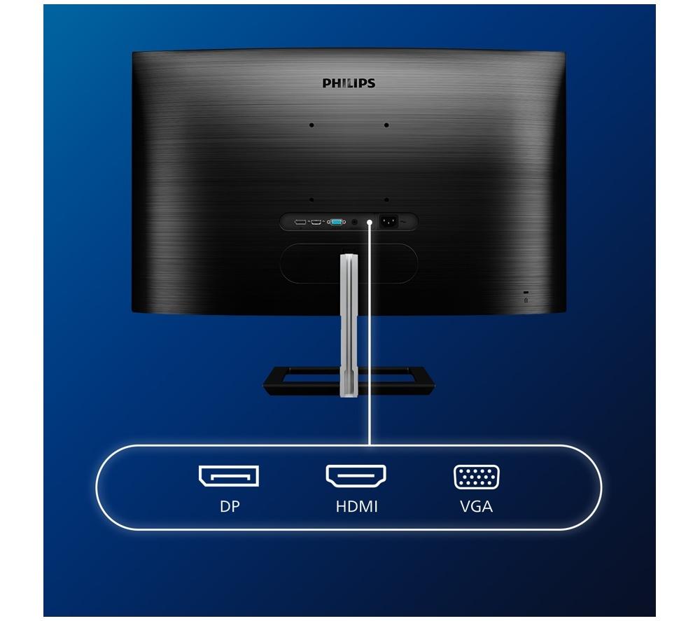 PHILIPS 322E1C Full HD 32" Curved VA LCD Monitor - Black