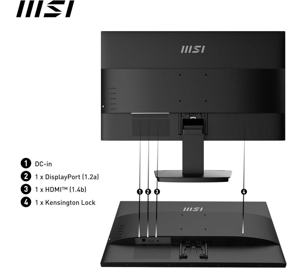 Monitor VA MSI PRO MP2412 Full HD de 23,8" - Negro