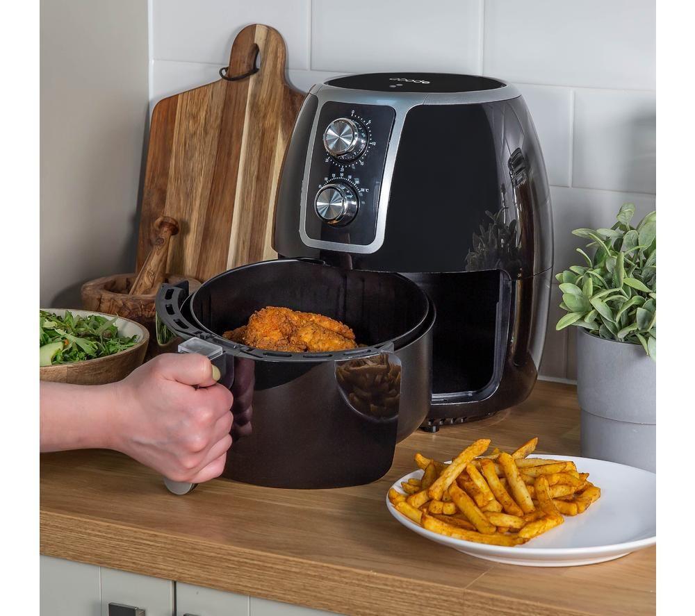 ABODE AAF3700 Air Fryer - Black & Chrome