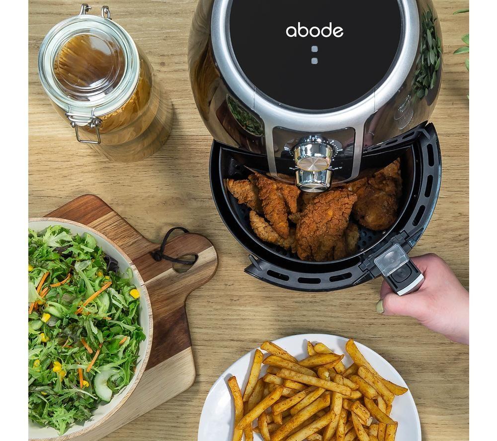 ABODE AAF3700 Air Fryer - Black & Chrome