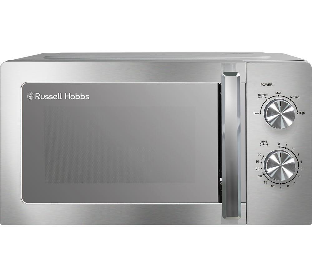 RUSSELL HOBBS RHMM827SS Compact Solo Microwave - Silver