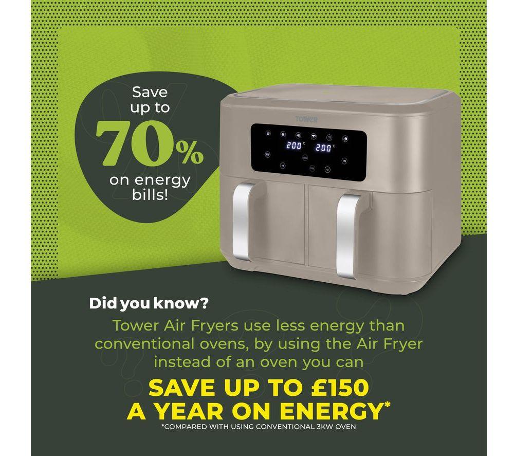 TOWER Vortx T17137 Air Fryer - Latte