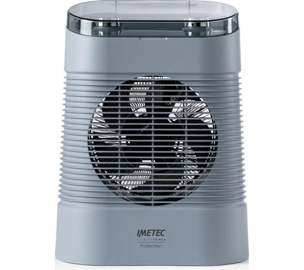 DREAMLAND Silent Power Protection Hot & Cool Fan Heater - Grey
