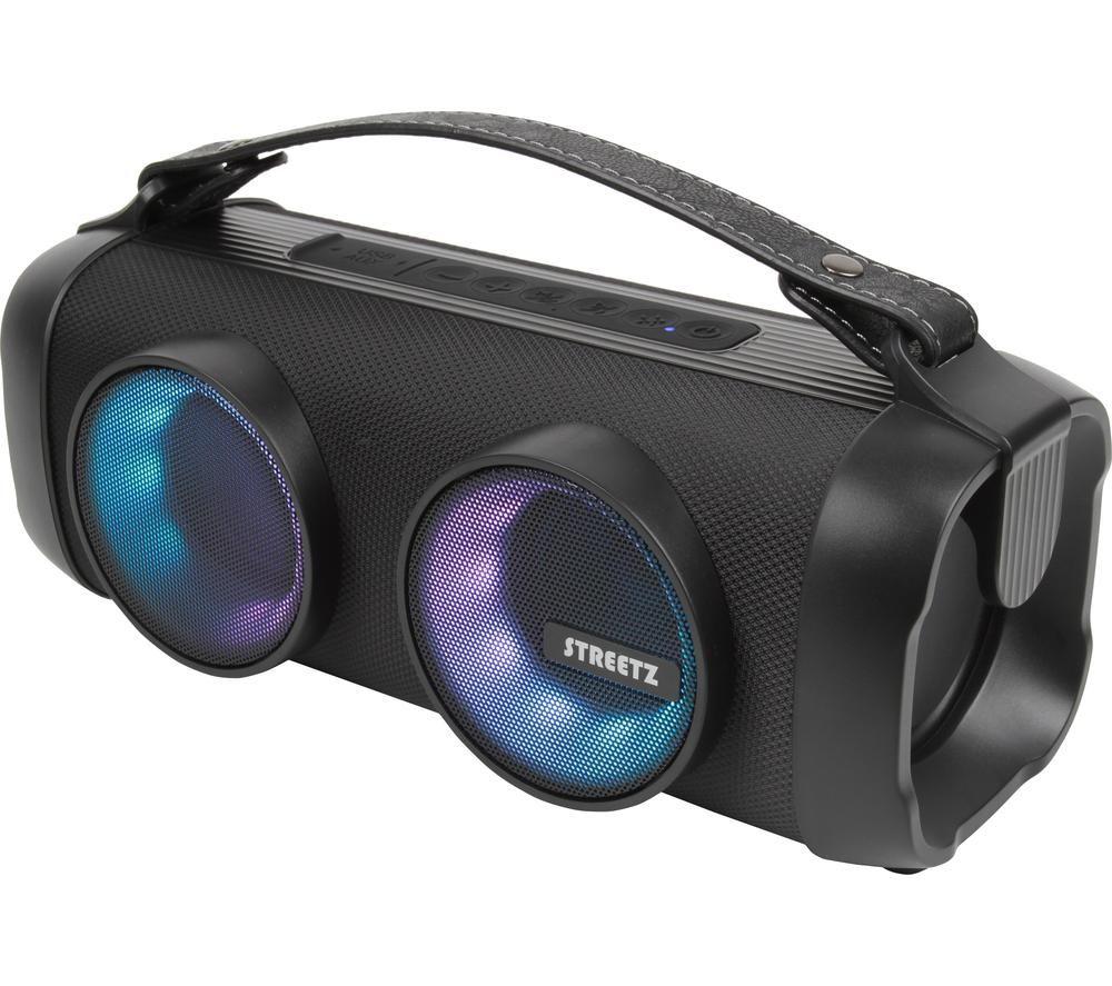 STREETZ B-100 Boombox Bluetooth Speaker - Black