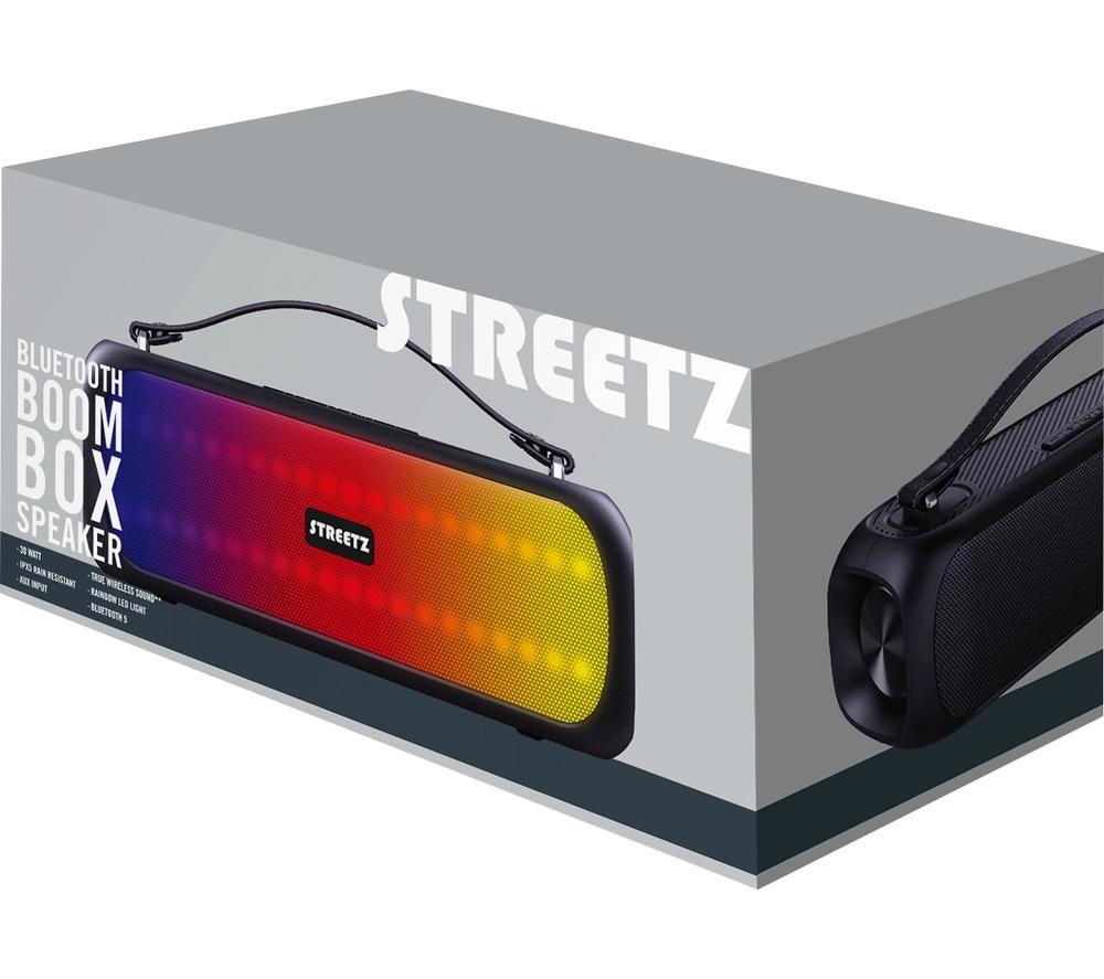STREETZ CMB-110 Tragbarer Bluetooth-Lautsprecher - Schwarz