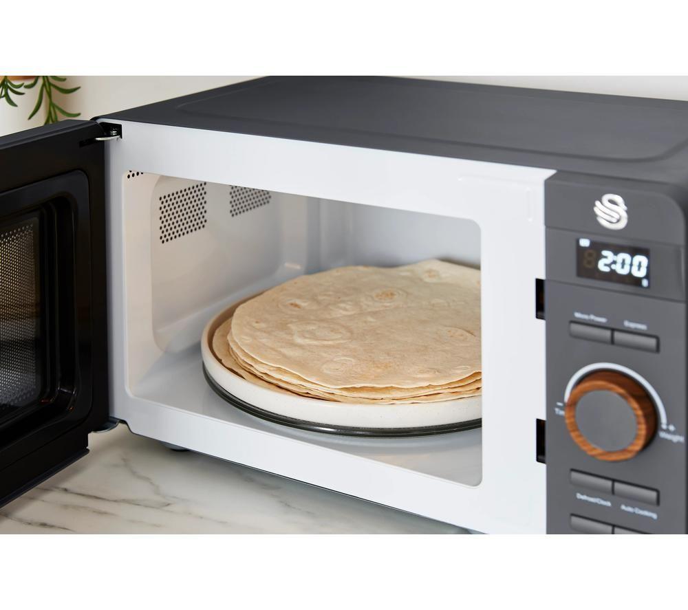 SWAN Nordic SM22036LGRYN Solo Microwave - Grey