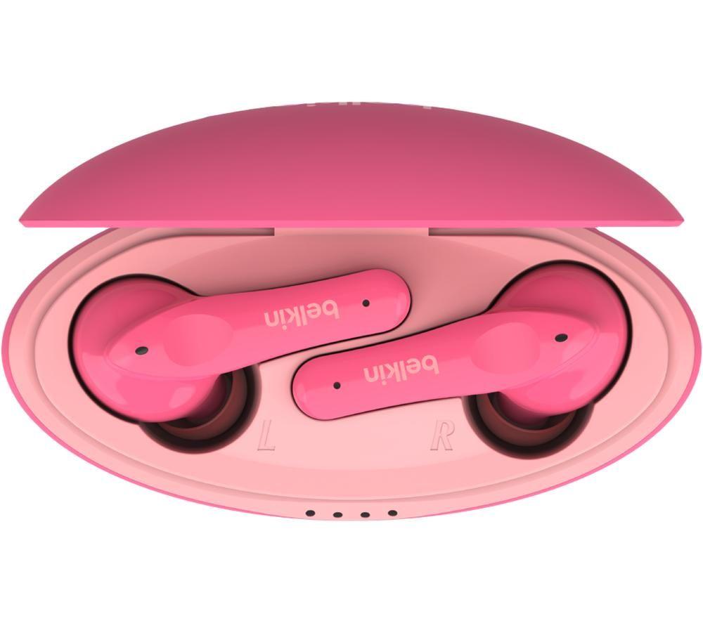 BELKIN SoundForm Nano PAC003BT Wireless Bluetooth Kid's Earbuds - Pink